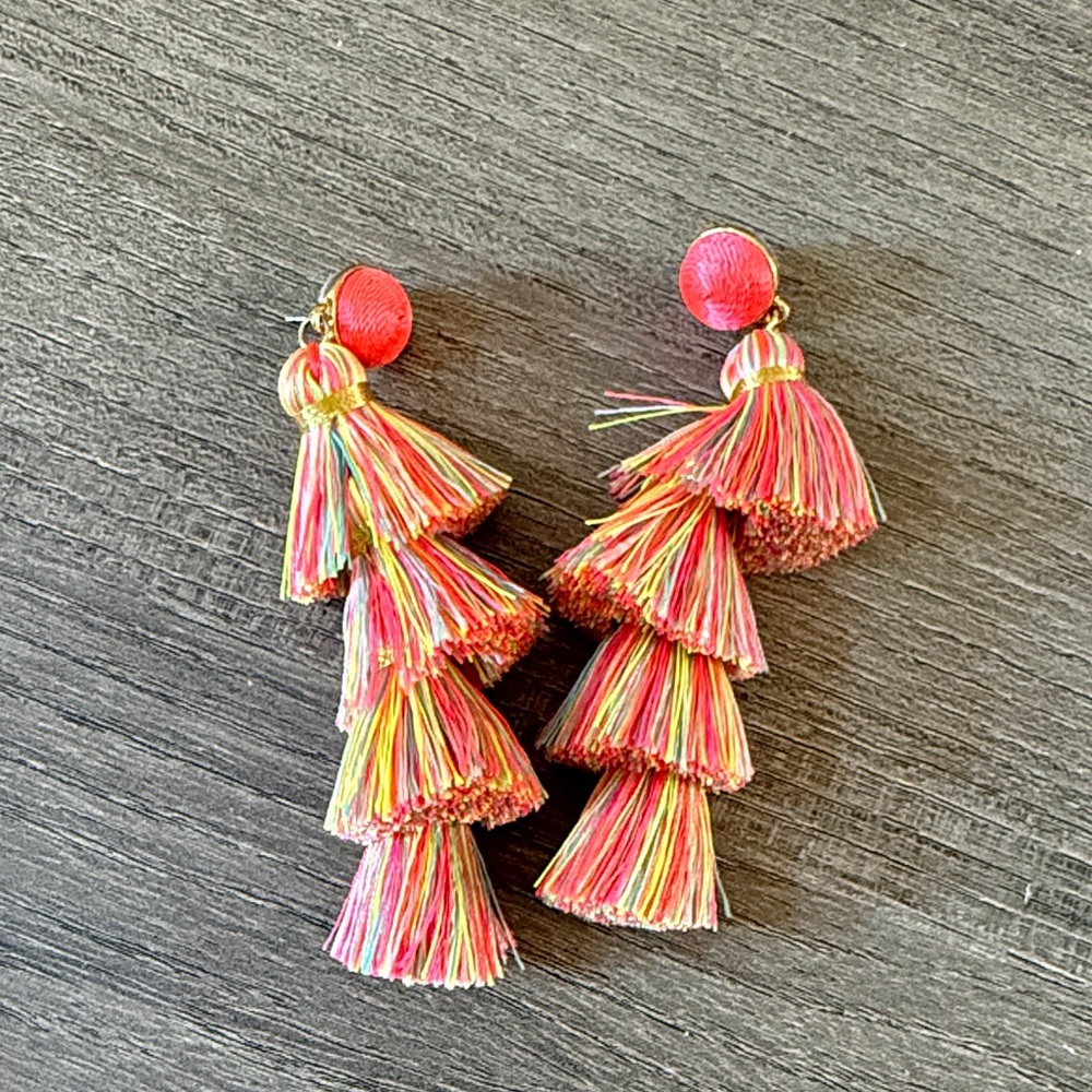 Baublebar Colorful Tassel Earrings